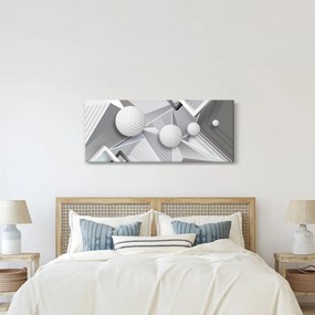 Geometrický abstraktný obraz (120x50 cm)