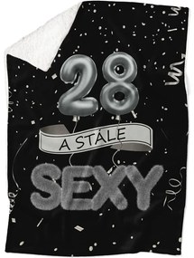 Deka Stále sexy – Čierna (vek: 28, Podšitie baránkom: ÁNO)