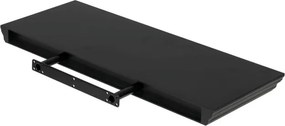 Nástenná polica 60 cm čierna P-024 BK