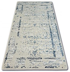 Luxusný kusový koberec akryl Icon modrý 80x150cm