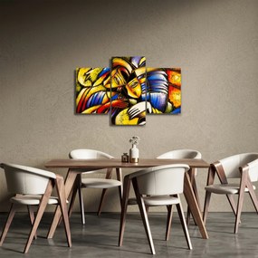 Obraz - Olejomaľba, milenci (90x60 cm)
