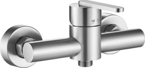 Rea Ontario, sprchová batéria s ručnou sprchovou súpravou, brúsená oceľ, REA-B5502