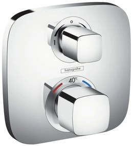 Hansgrohe Ecostat E, termostatická batéria pod omietku s uzatváracím a prepínacím ventilom, chrómová, HAN-15708000