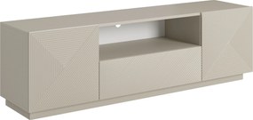 RTV skrinka Asha 167 cm so zásuvkou a výklenkom - kašmír