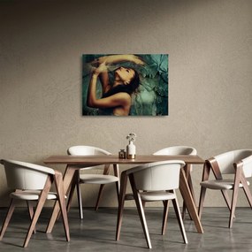Sklenený obraz - Múza (70x50 cm)