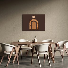 Obraz - Oranžové oblúky N⁰3 (70x50 cm)