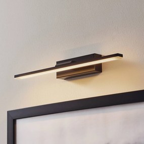 Nástenné LED svietidlo Miroir 40 cm čierna 3000 K