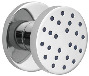 Deante Cascada, sprchová masážna tryska okrúhla 1/2", chrómová, NAC_077K