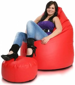 INTERMEDIC SK - Sedací vak Mega Sako z ekokože 135x85 cm | relaxačné a pôrodné kreslo, 335 l Farba: E20 - Zeleno-modrá (tyrkysová) (Ekokoža)
