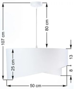 Luster na lanku GALAXY 1xE27/60W/230V