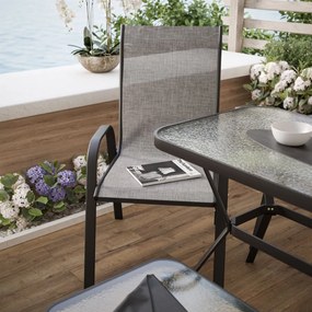 ZÁHRADNÝ JEDÁLENSKÝ SET ILARIO 2 X STOLIČKA + DVOJKRESLO + STÔL + STOLÍK