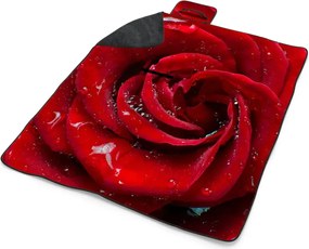 Sablio Plážová deka Ruža: 200x140 cm