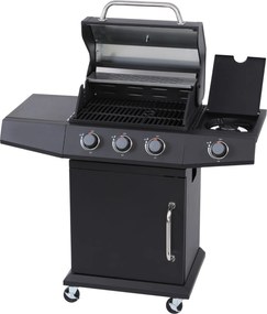 Plynový gril GASS MASTER 3+1 čierny