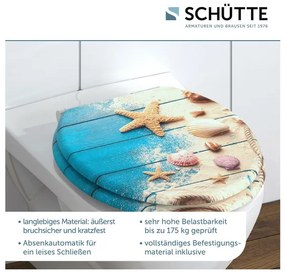 Schütte WC doska s pomalým spúšťaním (Pláž A Drevo)  (100335885)