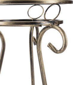 STOJAN NA KVETINÁČ FIORINA 66X30 CM ZLATÁ