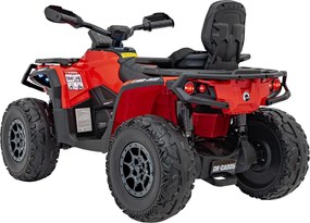 Ramiz Štvorkolka Can Am Outlander ATV na diaľkové ovládanie červená