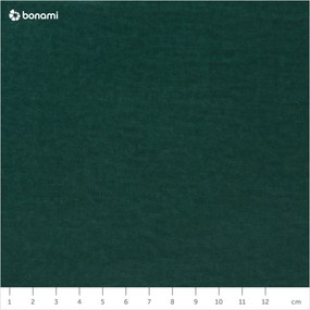 Zelená zamatová rozkladacia pohovka Milo Casa Luca