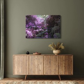 Obraz - fialové stromy (90x60 cm)