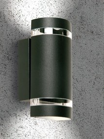 Vonkajšie nástenné svietidlo REDO FOCUS čierny hliník 9810
