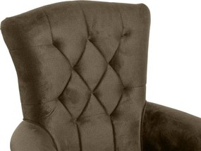 Kreslo Panama 1, hnedá (Monolith 09)