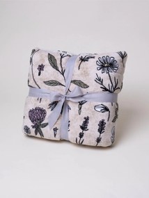 Baránková deka mikroplyš Exclusive 150 × 200 cm – Herbár béžový