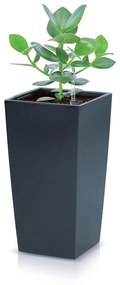 Vysoký plastový kvetináč DURS400E 40 cm - sivý betón
