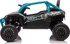 LEAN CARS Elektrické autíčko na batérie Kawasaki JS330 24V5Ah čierno-modré