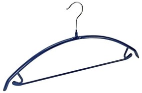 Sada 2 modrých protišmykových vešiakov na oblečenie Wenko Hanger Combi