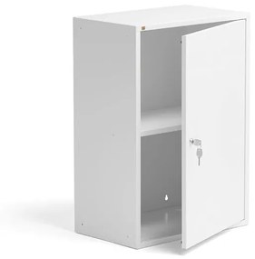Kovová skrinka, 780x550x340 mm, biela
