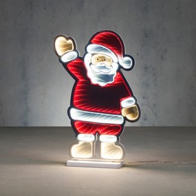 Vianočná stolná lampa Santa Claus vrátane LED s časovačom - Infinidade