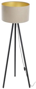 BPS Koncept Stojacia lampa STANDART 1xE27/60W/230V béžová/wenge AS0466+BS0395