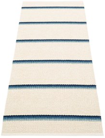 Modro-krémový vnútorný a vonkajší behúň 70x180 cm Olle Blue Vanilla – Pappelina