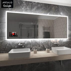 SMART Zrkadlo do kúpeľne s LED osvetlením M1 + SmartScreen with Google TV