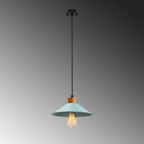 Závesné svietidlo na lanku MANAVGAT 1xE27/40W/230V modrá/hnedá