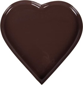 3ks farebná kovová miska srdca - Ø 24*1 / Ø 19*1 / Ø 13*1 cm