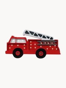 Ručne vyrobená detská LED-lampa's diaľkovým ovládaním Fire Truck
