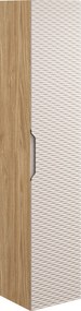 Comad Doplnková kúpeľňová skrinka vysoká Ocean Beige 35 olejovaný dub/béžová