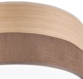 LED Stropné svietidlo SIRJA WOOD LED/36W/230V pr. 45 cm hnedá/dub