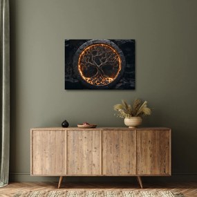 Obraz – Strom života v láve I. (70x50 cm)