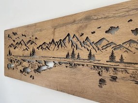 Svietiaci obraz Jazero na batériu