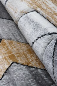 Koberec Cosmic Carving 5103 GREY/GOLD rozmery koberec: 240x340 cm