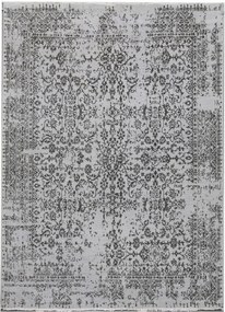 Diamond Carpets koberce Ručne viazaný kusový koberec Diamond DC-JK 1 silver / black - 365x550 cm