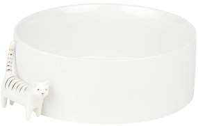Biela porcelánová miska CAT