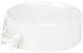 Biela porcelánová miska CAT