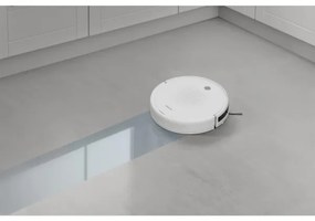Sencor - Robotický vysávač s mopom 2v1 18W/1500 mAh biela + diaľkové ovládanie