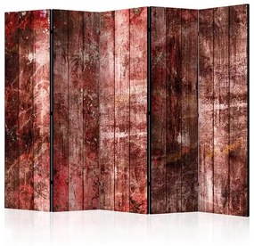 Paraván - Purple Wood II [Room Dividers] Veľkosť: 225x172, Verzia: Akustický