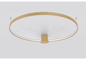 Thoro TH.222 - LED stropné svietidlo RIO LED/21W/230V CRI98 3000K pr. 55 cm zlaté