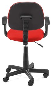 Detská otočná stolička FLOR červená