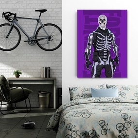 Gario Obraz na plátne Lebka Trooper fortnite - Nikita Abakumov Rozmery: 40 x 60 cm