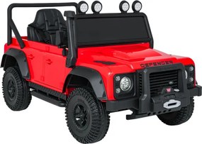 Elektrické autíčko Land Rover Defender 110 SVX červené